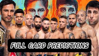 UFC 301 Data Analysis Full Card Prediction and Breakdown