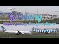 Flight Landing at Frankfurt Airport, Part-3 | Flughafen Airport, Frankfurt Germany