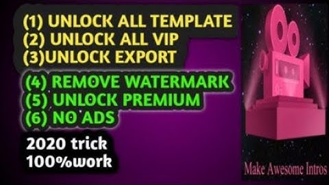 Télécharger intro maker v.2.5.1 mod vip unlocked apk