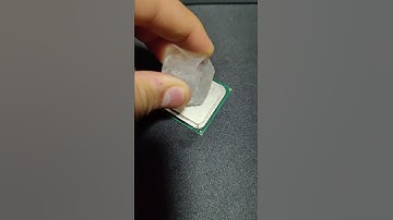 What  happens if you put ice on a cpu? #shorts