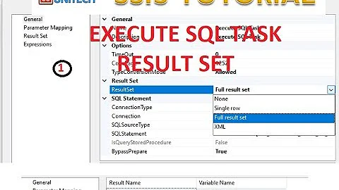 execute sql task result set | result sets in ssis | ssis tutorial part 39