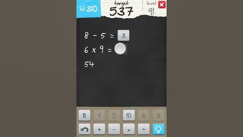 6 Numbers by Brainbow Answers Level 91