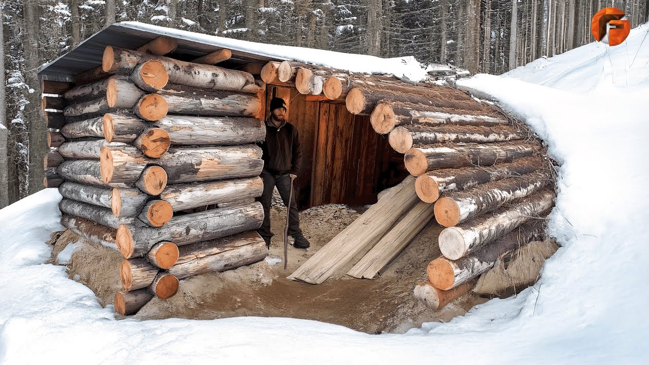 Build The Most Secret Deep Hole Underground Swimming Pool, Men Survival Living Off The Grid