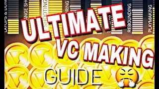 NBA 2k17 MOBILE- THE ULTIMATE VC MAKING GUIDE!!! screenshot 2