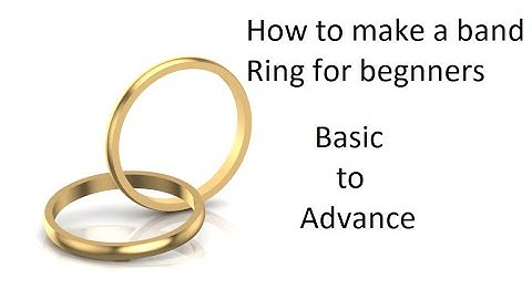 How to make Band Ring in Rhino 5 Basic to Advance l #cad #rhino5