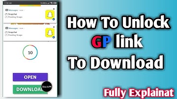Link Unlock From GPlink To Download From Description Box