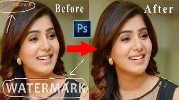 How to REMOVE WATERMARK from Photos in Photoshop || Remove Anything from photo