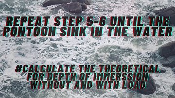 Fluid Mechanics (ECW231) - Can a pontoon boat float in water?