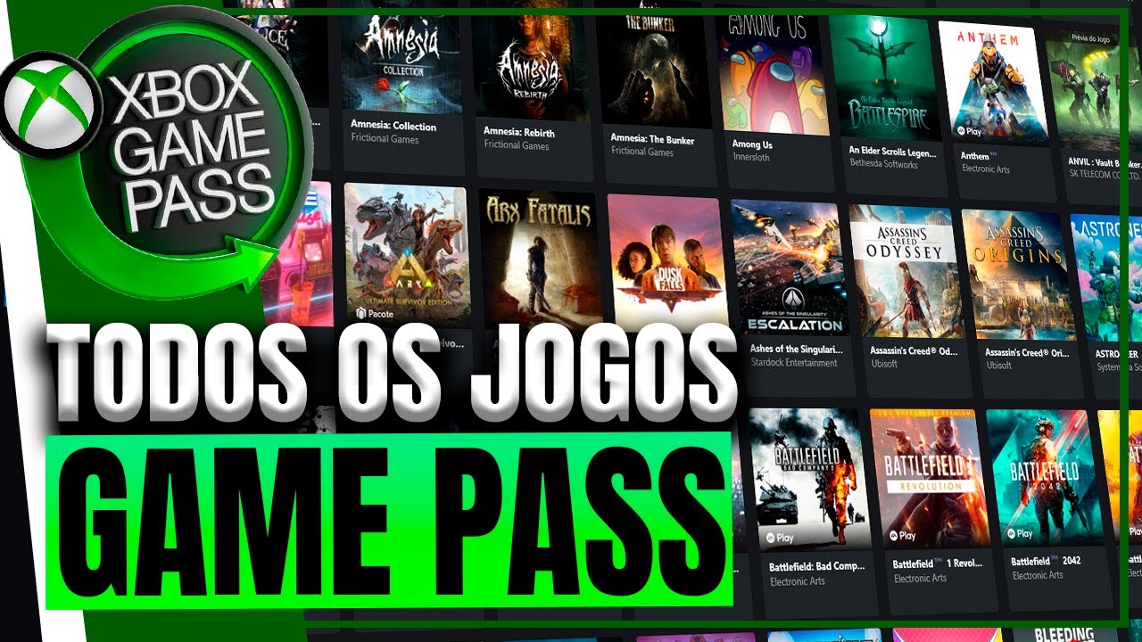 TODOS OS JOGOS DO CATÁLOGO DO PC GAME PASS! Lista atualizada em Setembro de  2023 