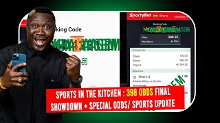 SPORTS IN THE KITCHEN: 398 ODDS FINAL SHOWDOWN: Champions Race, Relegations to be Confirmed 💥💥💥