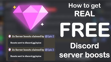 [PATCHED] How to get REAL Discord server boosts FOR FREE