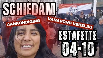 Estafette protest AZC Nee Schiedam 04 Oktober