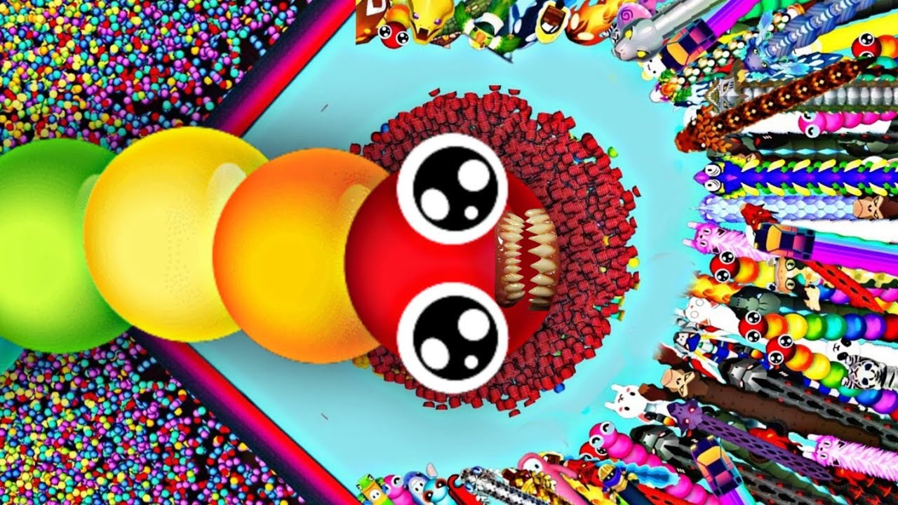 Snake.io🐍 Безумная змея Убе набирает потрясающие очки на картах🐍 Лучший эпический геймплей Snake....