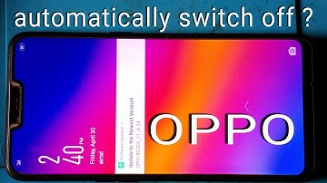 OPPO A3s A5 automatically switch off problem | oppo A3s A5 auto restart problem solutions |