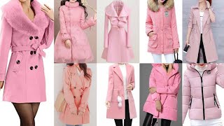 Letest Pink Coat for Women's/Stylish Jacket Collection for Winters/Girl's Winter Wear/Ladies Coat screenshot 4