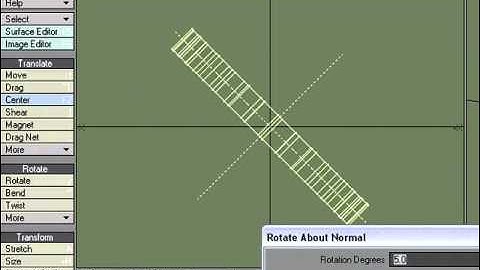 2 - Modeling Tools - Modify Tab - Introduction to the Rotate About Normal Tool