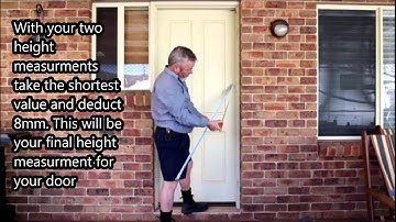 Seconline  - The Security Screen Doors & Windows Specialists - How to measure a security screen door