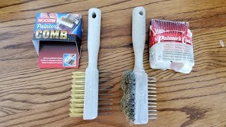 Wooster Painter's Comb 1831 to 1832 10+ Years of Comb Evolution Looks Like...