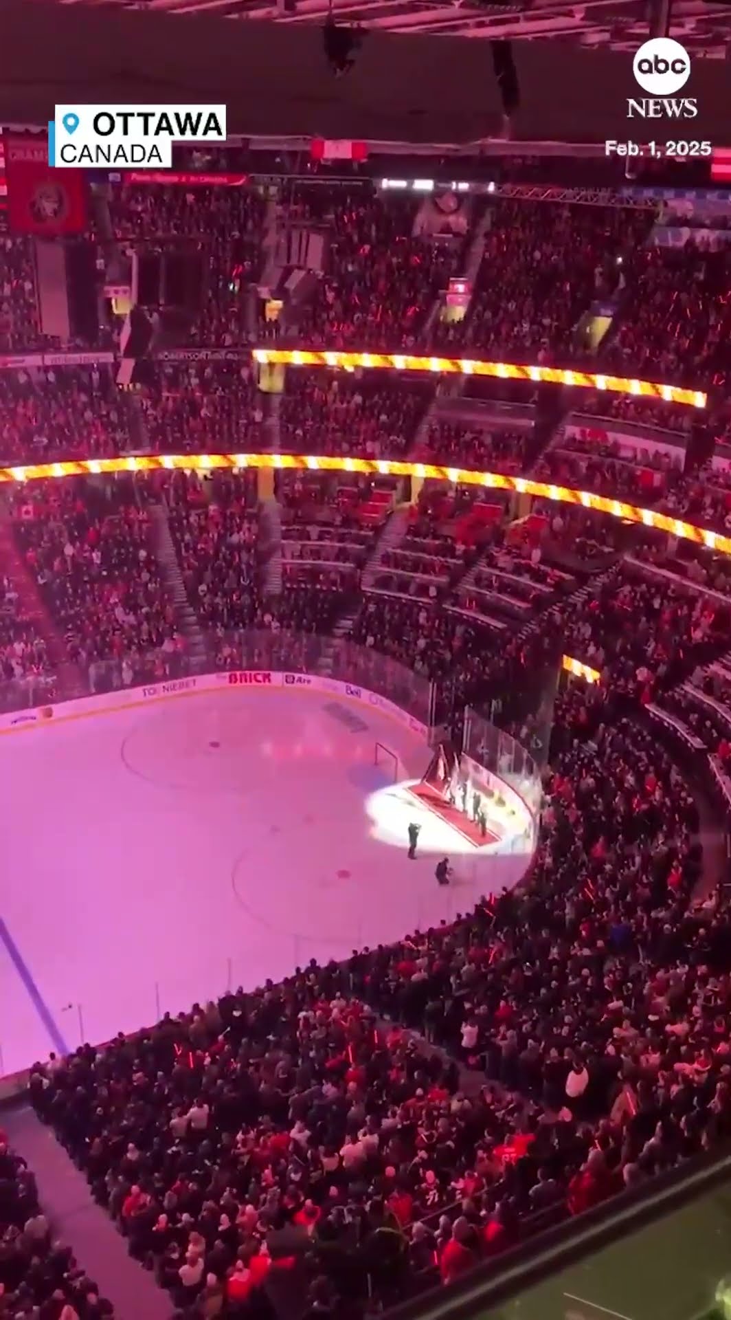 Canadian hockey fans boo U.S. national anthem amid trade war