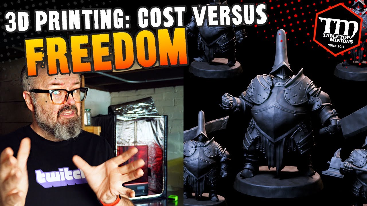 The REAL Cost of 3D Printing for Wargaming