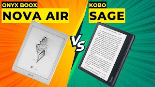 Onyx Boox Nova Air Versus Kobo Sage