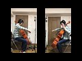 Oblivion /Astor Piazzolla   arr. for 2cellos    オブリビオン/A・ピアソラ 【チェロ二本で弾いてみた】