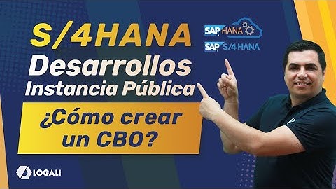 ¿Cómo crear un CBO - Custom Business Object en S/4HANA instancia pública?