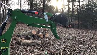 Bxpanded Thumb Install On 260B Backhoe