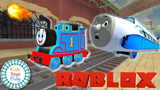 Kids Toys Play ROBLOX Simulator with Thomas the Train