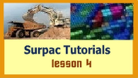 Surpac Tutorials - Lesson 4 - Sectioning and Digitising Ore Zones