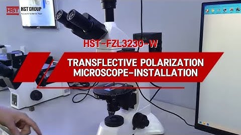 How to install HSTFZL3230 W  Transflective Polarizing Microscope?#microscope #metallographic
