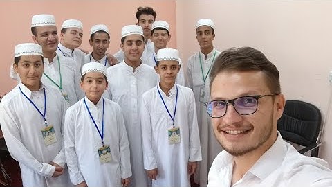 طلبة شعبة الشيخ محمد صديق المنشاوي الكورس الثاني يحاكون استاذهم القارئ محمد رضا سلمان الزبيدي