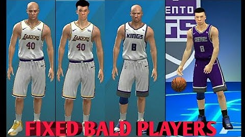 NBA2K19 v46 MOBILE FIXING CYBERFACE BALD PLAYER
