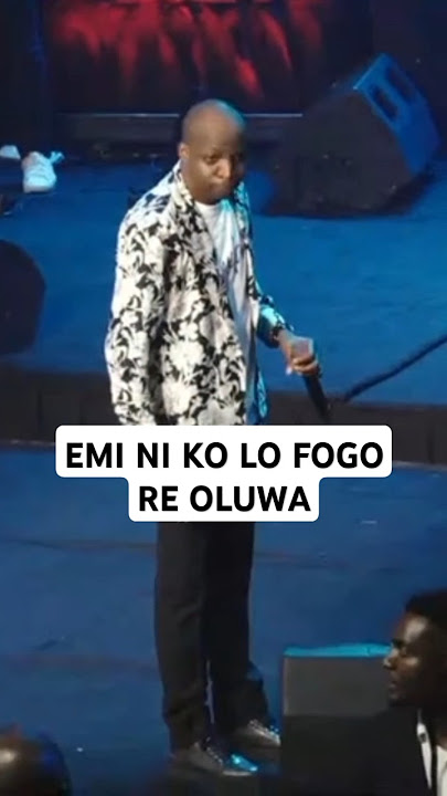 No Rock Will Cry out in my Place: Emi ni Ko lo F'ogo Re Oluwa, Ma F'okuta Ropo mi o Oba Olola 💥💥