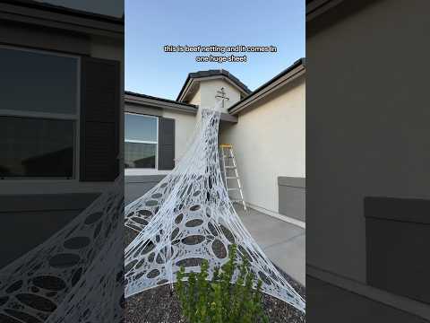 I Covered My Entire House In Spider Webs This Is What They Use In Haunted Houses 