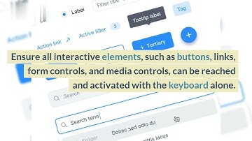 How to implement WCAG 2.1 Success Criterion 2.1.3 Keyboard (No Exception) in code with examples