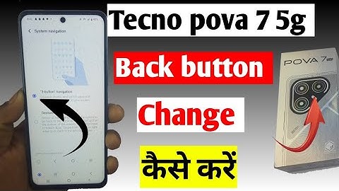 Tecno pova 7 5g back button change setting / Tecno pova 7 5g me back button kaise change kare 