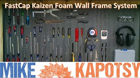 Kaizen Foam Wall Frame System by FastCap