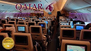 Qatar Airways 777-300ER Economy Class Doha to Chicago