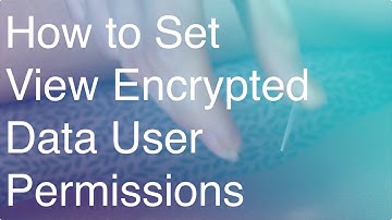 Lightning | How to Set View Encrypted Data User Permissions