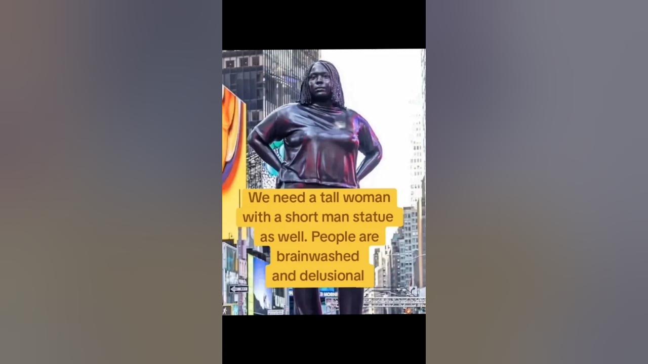 Time square statue black woman new york city fyp viralvideo youtube