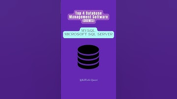 What is the BEST Database Management Software for You?