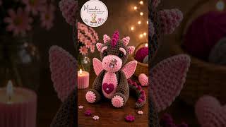 🩷 Amigurumi Drache häkeln #Shorts #Amigurumi #Drache #Crochet #CrochetDragon #DIY #Handmade
