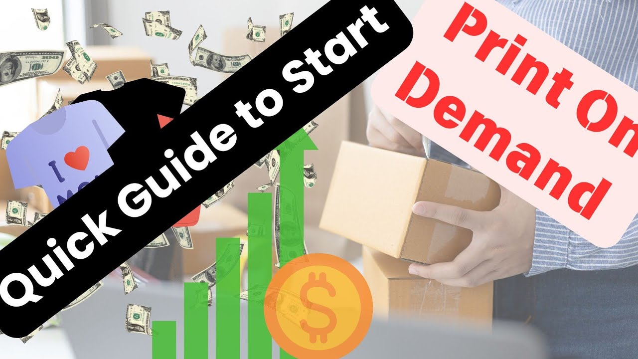 Quick Guide to Start Print On Demand. | What is Print On Demand? - YouTube