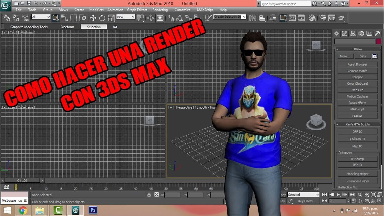 Tutorial de como hacer Renders en 3ds Max - YouTube