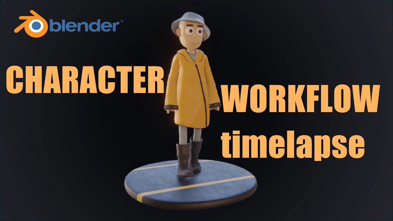 Blender Character Creation complete Workflow - Timelapse - YouTube