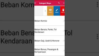 Buat / Ubah / Hapus Kategori Biaya - Accurate Accounting Software screenshot 5