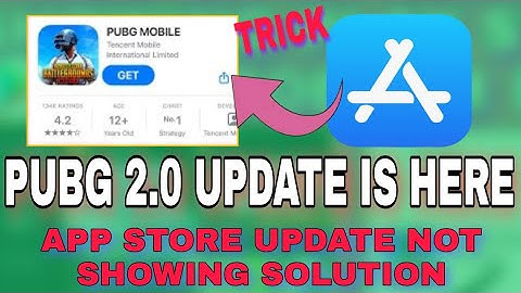 Pubg 2.0 Update Iphone Ipad Not Showing App Store Pubg New Update Not Showing App Store Problem