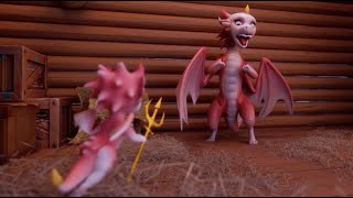 Nino the Pink Dragon | Why is mother afraid of me？😢#dragonfarmadventure #pinkdragon #aquaman screenshot 4