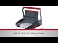 GBC WireBind® WB15 Manual Binding Machine - Product video (EN)